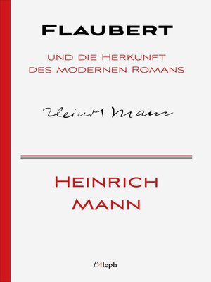 cover image of Flaubert und die Herkunft des modernen Romans